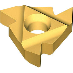 Vargus - 2IR Internal Right Hand MJ Laydown Threading Insert - Grade VKX, TiN Coated Carbide - Exact Tool & Supply