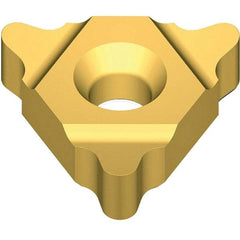 Vargus - 4UE External Left & Right Hand 3 STACME Laydown Threading Insert - Grade VKX, TiN Coated Carbide - Exact Tool & Supply