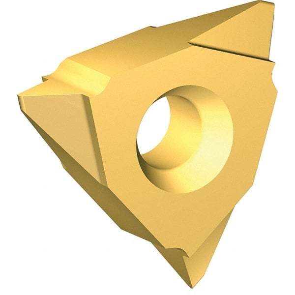 Vargus - 2VER External Right Hand ISO Laydown Threading Insert - Grade VKX, TiN Coated Carbide - Exact Tool & Supply