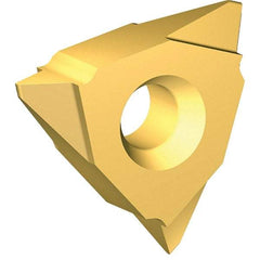 Vargus - 2VER External Right Hand ISO Laydown Threading Insert - Grade VKX, TiN Coated Carbide - Exact Tool & Supply