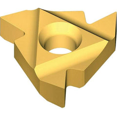 Vargus - 6.0KIR Internal Right Hand ISO Laydown Threading Insert - Grade VKX, TiN Coated Carbide, 6mm Inscribed Circle - Exact Tool & Supply