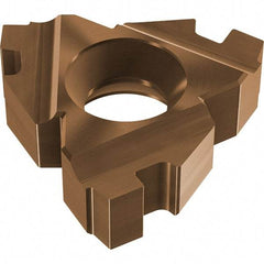 Vargus - 4FIR Internal Right Hand 6 VAM Laydown Threading Insert - Grade VRX, AlTiN Coated Carbide - Exact Tool & Supply
