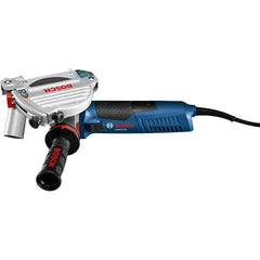 Bosch - 5" Wheel Diam, 11,500 RPM, Corded Angle & Disc Grinder - 5/8-11 Spindle, 120 Volts, 13 Amps - Exact Tool & Supply