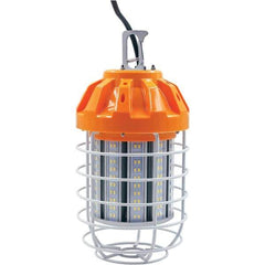 Eiko Global - 1 Socket, 16 Conductor, 120 VAC, 80 Watt, Temporary String Light - 5' SJTW-A Cord, Metal - Exact Tool & Supply