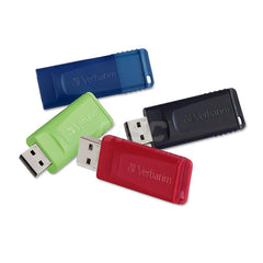 Verbatim - Office Machine Supplies & Accessories; Office Machine/Equipment Accessory Type: Flash Drive ; For Use With: Windows XP Vista & 7 & Higher; Mac OS X 10.1 & Higher; Linux kernel 2.6 & Higher ; Storage Capacity: 16GB ; Color: Black; Blue; Green; - Exact Tool & Supply