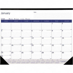 Blueline - Note Pads, Writing Pads & Notebooks Writing Pads & Notebook Type: Desk Pad Calendar Size: 22 x 17 - Exact Tool & Supply