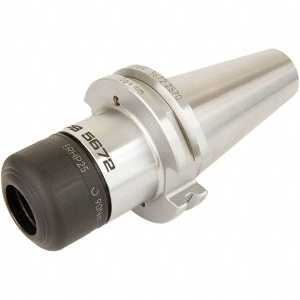 Seco - 9.5mm to 10mm Capacity, 140.9mm Projection, CAT40 Dual Contact Taper, HP16 Collet Chuck - 228.4mm OAL - Exact Tool & Supply