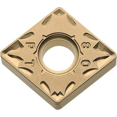 Kyocera - CNMG544 PT Grade CA025P Carbide Turning Insert - TiCN/Al2O3/TiN Finish, 80° Diamond, 5/8" Inscr Circle, 1/4" Thick, 1/16" Corner Radius - Exact Tool & Supply