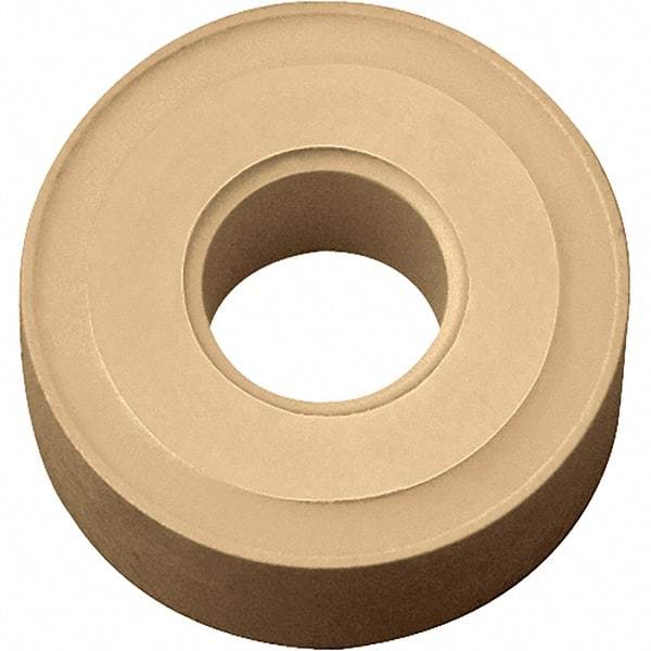 Kyocera - RNMG43 Grade CA025P Carbide Turning Insert - TiCN/Al2O3/TiN Finish, Round, 1/2" Inscr Circle, 3/16" Thick, 0" Corner Radius - Exact Tool & Supply