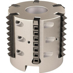 Vargus - 57.94mm Cut Diam, 200mm Max Hole Depth, 27mm Shank Diam, Internal/External Indexable Thread Mill - Insert Style R41, 6 Inserts, Toolholder Style RTMC-D, 50mm OAL - Exact Tool & Supply