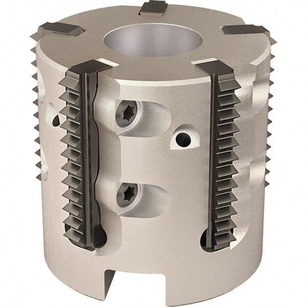 Vargus - 35.9mm Cut Diam, 200mm Max Hole Depth, 16mm Shank Diam, Internal/External Indexable Thread Mill - Insert Style R25, 5 Inserts, Toolholder Style RTMC-D, 33.5mm OAL - Exact Tool & Supply