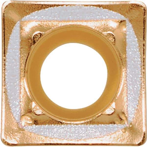 Kyocera - SCMT070305 GH-E Grade CA415D Carbide Indexable Drill Insert - TiCN/Al2O3/TiN Finish, Square, 7.65mm Inscribed Circle - Exact Tool & Supply
