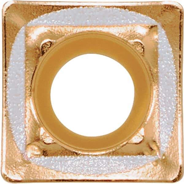 Kyocera - SCMT070305 GH-E Grade CA520D Carbide Indexable Drill Insert - TiCN/Al2O3/TiN Finish, Square, 7.65mm Inscribed Circle - Exact Tool & Supply