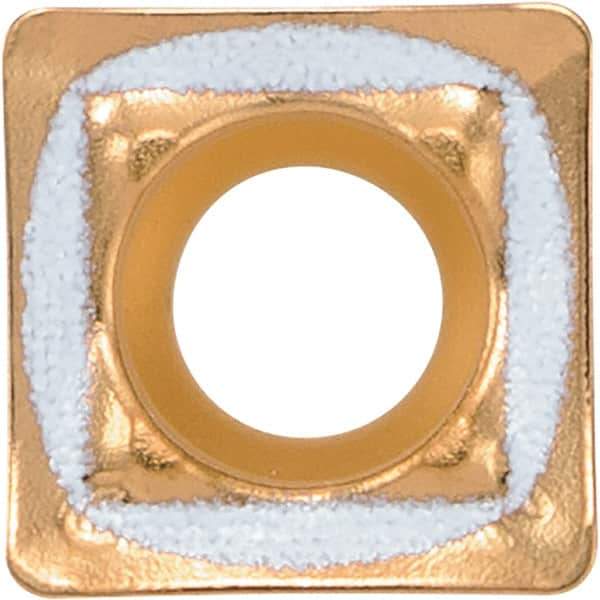 Kyocera - SCMT060205 GM-E Grade CA415D Carbide Indexable Drill Insert - TiCN/Al2O3/TiN Finish, Square, 6.4mm Inscribed Circle - Exact Tool & Supply