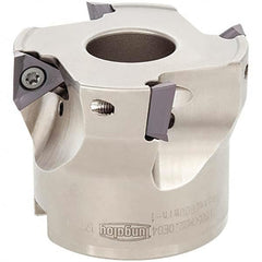 Tungaloy - 4" Cut Diam, 1-1/2" Arbor Hole Diam, Indexable Square-Shoulder Face Mill - Exact Tool & Supply