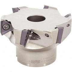 Tungaloy - 4" Cut Diam, 1-1/2" Arbor Hole Diam, Indexable Square-Shoulder Face Mill - Exact Tool & Supply