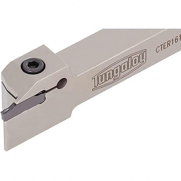 Tungaloy - 0.984" Max Depth, 0.157" Min Width, External Right Hand Indexable Grooving/Cutoff Toolholder - Exact Tool & Supply