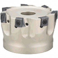 Tungaloy - 2-1/2" Cut Diam, 3/4" Arbor Hole Diam, Indexable Square-Shoulder Face Mill - Exact Tool & Supply