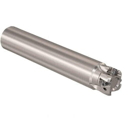 Seco - 1-1/2" Cut Diam, 13mm Max Depth of Cut, 1-1/2" Shank Diam, 210mm OAL, Indexable Square Shoulder Slot Milling End Mill - LOEX12 Inserts, Straight Shank, 90° Lead Angle, Through Coolant, Series 217.94-12 - Exact Tool & Supply