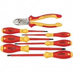 Wiha - 7 Piece Insulated Hand Tool Set - Exact Tool & Supply