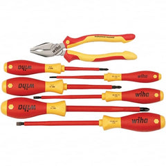 Wiha - 7 Piece Insulated Hand Tool Set - Exact Tool & Supply