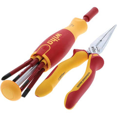 Wiha - 8 Piece Insulated Hand Tool Set - Exact Tool & Supply