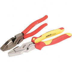 Wiha - Plier Sets Set Type: Insulated Pliers; Linesman Pliers Number of Pieces: 2 - Exact Tool & Supply