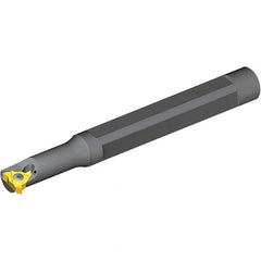 Vargus - Internal Thread, Right Hand Cut, 3/8" Shank Width x 0.36" Shank Height Indexable Threading Toolholder - 4.33" OAL, 6.0KIR Insert Compatibility, BNVRC Toolholder, Series Mini 3 - Exact Tool & Supply