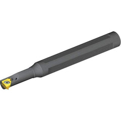 Vargus - Internal Thread, Right Hand Cut, 3/8" Shank Width x 0.36" Shank Height Indexable Threading Toolholder - 3.43" OAL, 5LKIR Insert Compatibility, BNVRC Toolholder, Series Mini L - Exact Tool & Supply