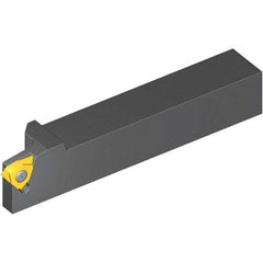 Vargus - External Thread, Right Hand Cut, 8mm Shank Width x 8mm Shank Height Indexable Threading Toolholder - 60mm OAL, 2VER Insert Compatibility, NL Toolholder, Series Slim Throat - Exact Tool & Supply
