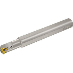 Vargus - Internal Thread, Right Hand Cut, 50mm Shank Width x 45mm Shank Height Indexable Threading Toolholder - 350mm OAL, 4FIR Insert Compatibility, AVRC Toolholder, Series F Style - Exact Tool & Supply