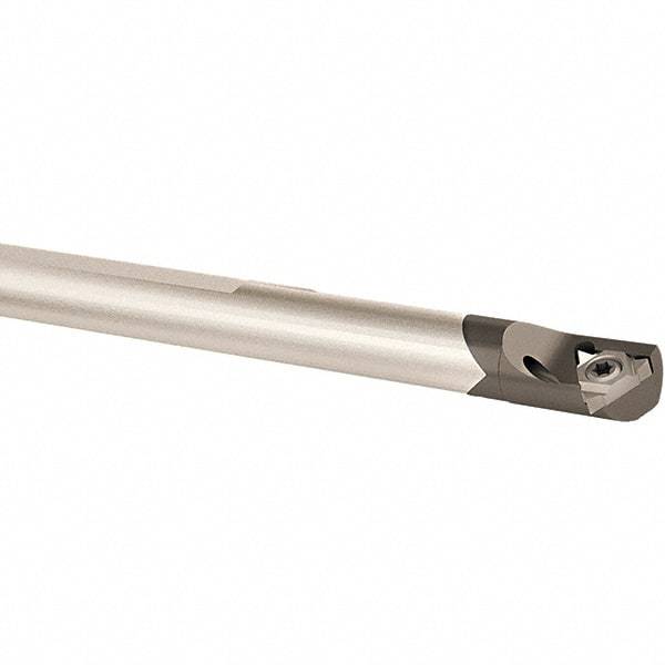 Vargus - Internal Thread, Left Hand Cut, 0.62" Shank Width x 0.59" Shank Height Indexable Threading Toolholder - 5" OAL, 4.0KIL Insert Compatibility, NVRC Toolholder, Series Mini 3 - Exact Tool & Supply