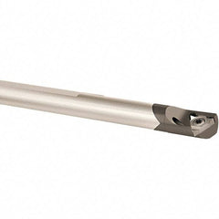 Vargus - Internal Thread, Left Hand Cut, 8mm Shank Width x 7mm Shank Height Indexable Threading Toolholder - 125mm OAL, 4.0KIL Insert Compatibility, CNVRC Toolholder, Series Mini 3 - Exact Tool & Supply