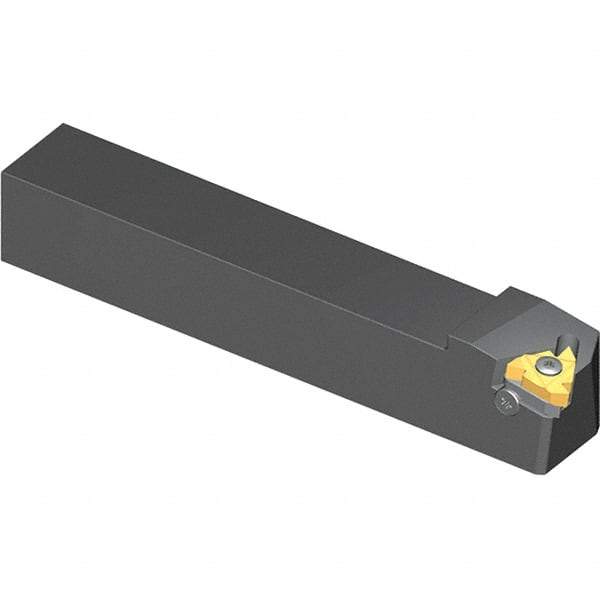 Vargus - External Thread, Left Hand Cut, 1-1/2" Shank Width x 1-1/2" Shank Height Indexable Threading Toolholder - 8" OAL, 5EL Insert Compatibility, AL Toolholder, Series Standard - Exact Tool & Supply