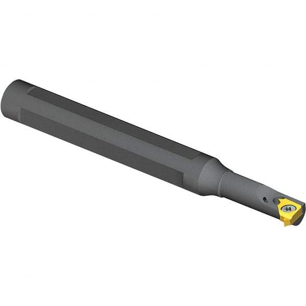 Vargus - Internal Thread, Left Hand Cut, 1/2" Shank Width x 0.49" Shank Height Indexable Threading Toolholder - 3.19" OAL, 5LKIL Insert Compatibility, SNVRC Toolholder, Series Mini L - Exact Tool & Supply