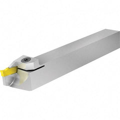 Vargus - External Thread, Left Hand Cut, 5/8" Shank Width x 5/8" Shank Height Indexable Threading Toolholder - 5" OAL, VGD3.0ER Insert Compatibility, VGE Toolholder, Series VG-Cut - Exact Tool & Supply