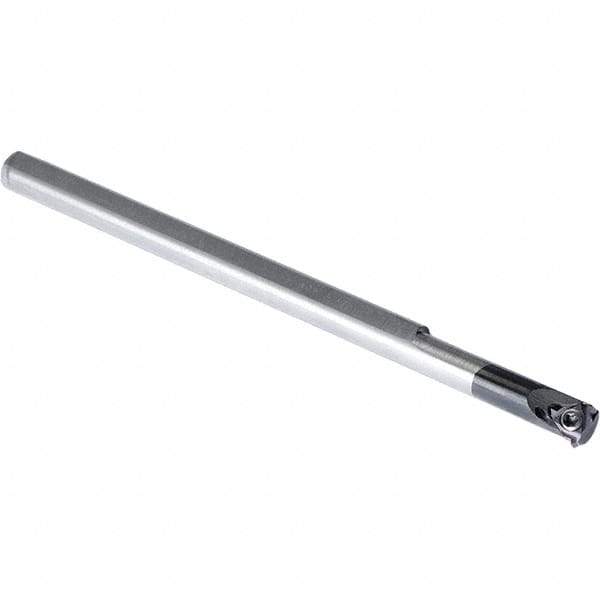Vargus - Internal Thread, Left Hand Cut, 1/4" Shank Width x 0.2" Shank Height Indexable Threading Toolholder - 4" OAL, 4.0KIL Insert Compatibility, CNVRC Toolholder, Series Mini 3 - Exact Tool & Supply