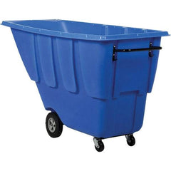 Vestil - 850 Lb Load Capacity, Polyethylene Tilt Truck - 32" Wide x 73" Long x 42" High - Exact Tool & Supply