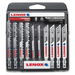 Lenox - Jig Saw Blade Sets Blade Material: Bi-Metal Minimum Blade Length (Inch): 3-5/8 - Exact Tool & Supply