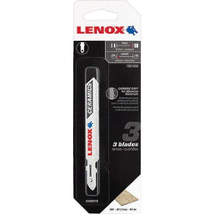 Lenox - Jig Saw Blades Blade Material: Bi-Metal Blade Length (Inch): 3-1/2 - Exact Tool & Supply