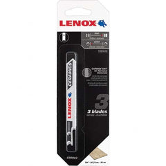 Lenox - Jig Saw Blades Blade Material: Bi-Metal Blade Length (Inch): 3-1/2 - Exact Tool & Supply