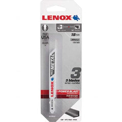 Lenox - Jig Saw Blades Blade Material: Bi-Metal Blade Length (Inch): 3-5/8 - Exact Tool & Supply