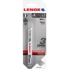 Lenox - Jig Saw Blades Blade Material: Bi-Metal Blade Length (Inch): 3-5/8 - Exact Tool & Supply