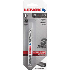 Lenox - Jig Saw Blades Blade Material: Bi-Metal Blade Length (Inch): 3-5/8 - Exact Tool & Supply