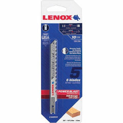 Lenox - Jig Saw Blades Blade Material: Bi-Metal Blade Length (Inch): 4 - Exact Tool & Supply