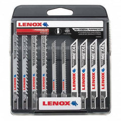 Lenox - Jig Saw Blade Sets Blade Material: Bi-Metal Minimum Blade Length (Inch): 3-5/8 - Exact Tool & Supply
