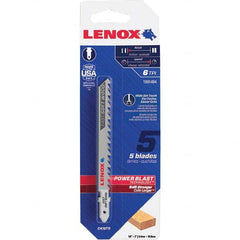 Lenox - Jig Saw Blades Blade Material: Bi-Metal Blade Length (Inch): 4 - Exact Tool & Supply