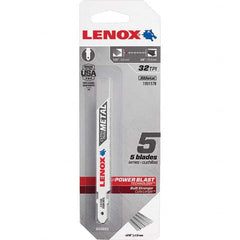 Lenox - Jig Saw Blades Blade Material: Bi-Metal Blade Length (Inch): 3-5/8 - Exact Tool & Supply