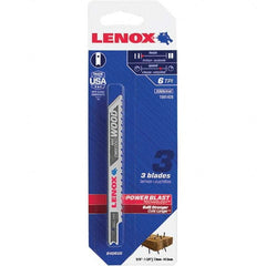 Lenox - Jig Saw Blades Blade Material: Bi-Metal Blade Length (Inch): 4 - Exact Tool & Supply