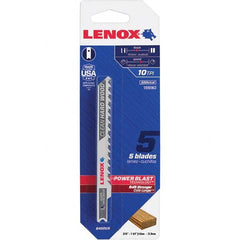 Lenox - Jig Saw Blades Blade Material: Bi-Metal Blade Length (Inch): 4 - Exact Tool & Supply